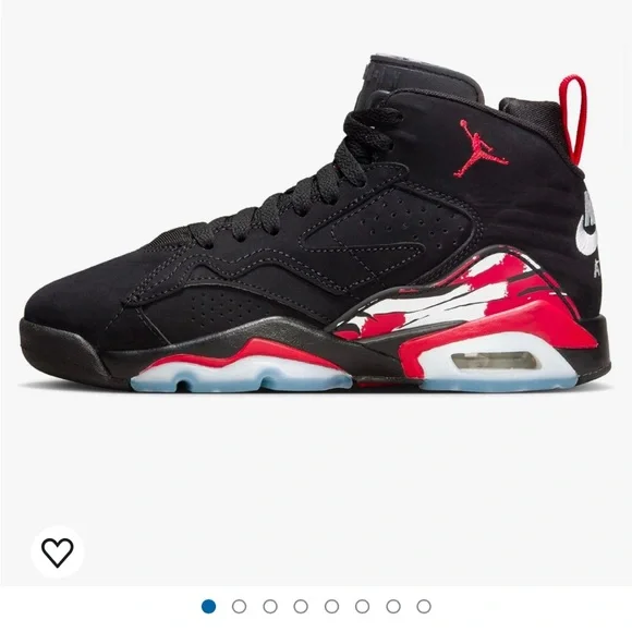 Jordan Jumpman MVP Black/University Red-White - Size 5.5 (Big Kids) - Picture 6 of 6